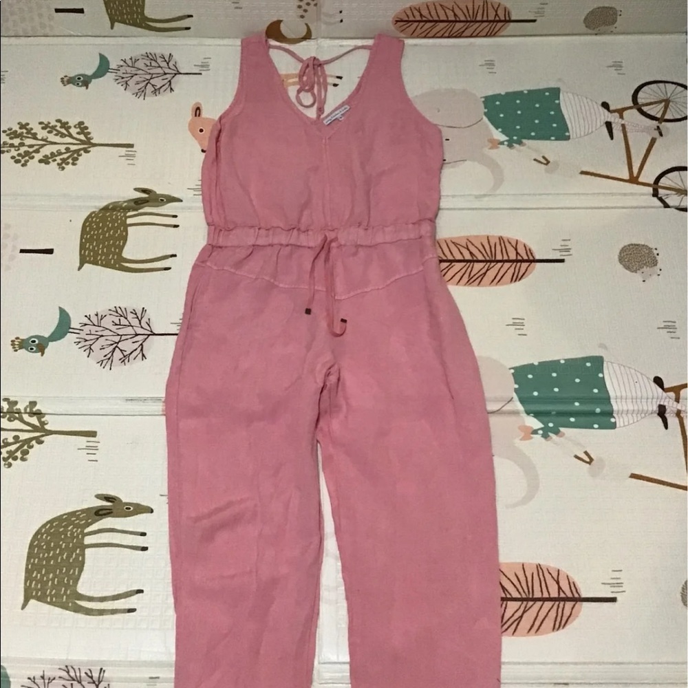 Young Fabulous & Broke Alex Linen Blend Jumpsuit S